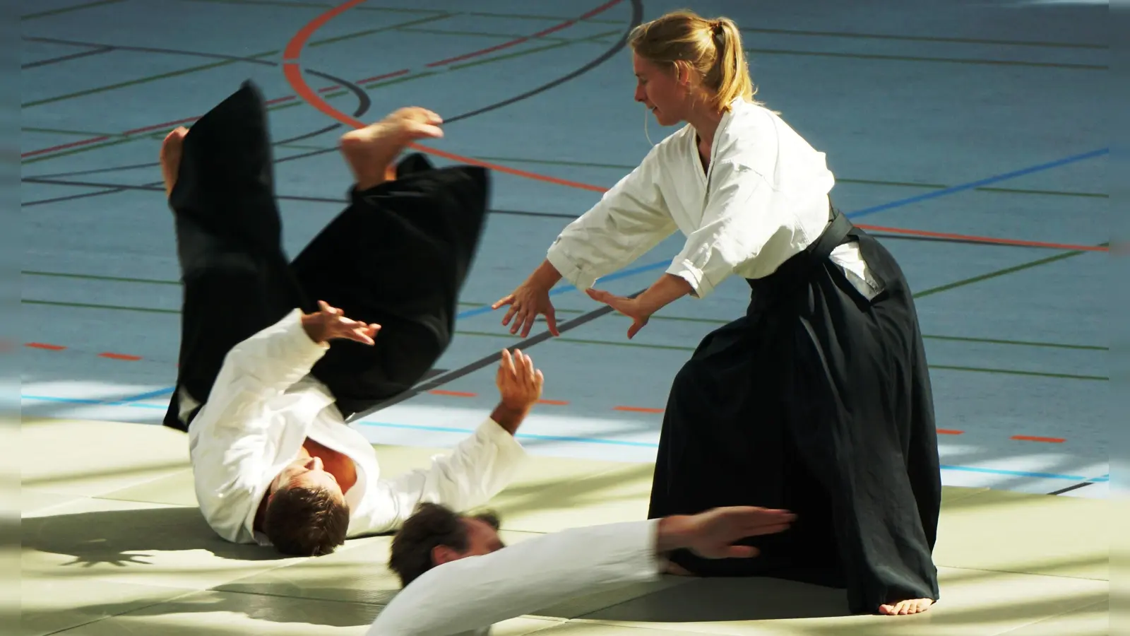 Aikido eignet sich für Frauen und Männer gleichermaßen zur Selbstverteidigung. (Foto: Fuggenthaler)