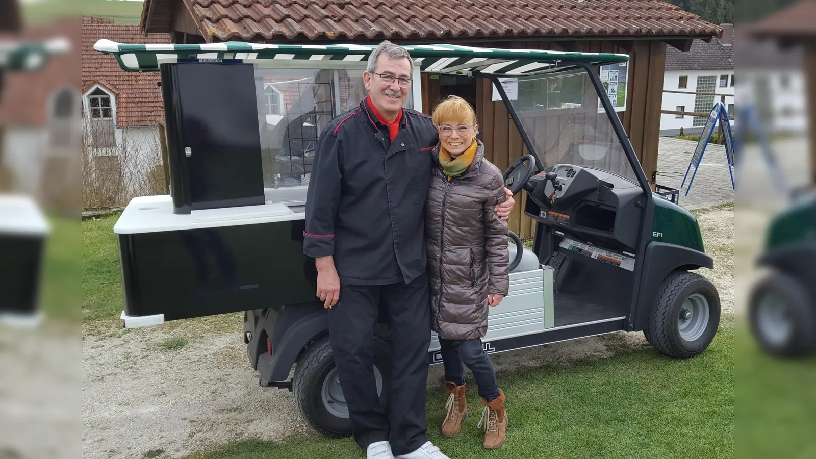 Iwona und Jürgen Wilden sind das neue Pächter-Paar im Golf Restaurant. (Foto: Fred Fuggenthaler)