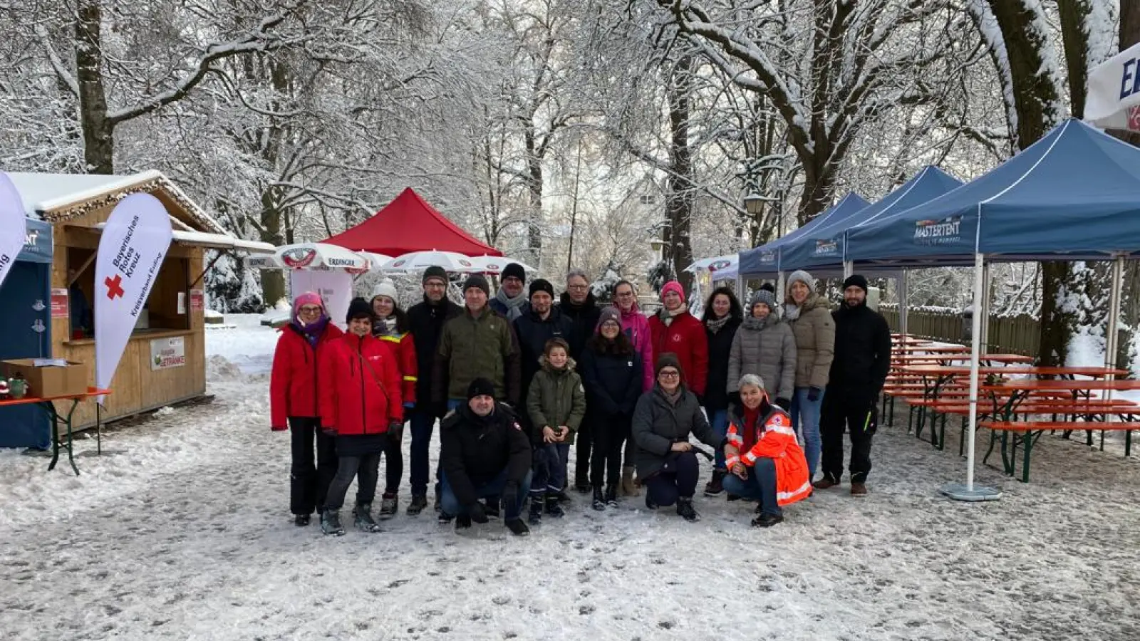 Die fleißigen Helfer des letzten Aktionstages. (Foto: BRK)