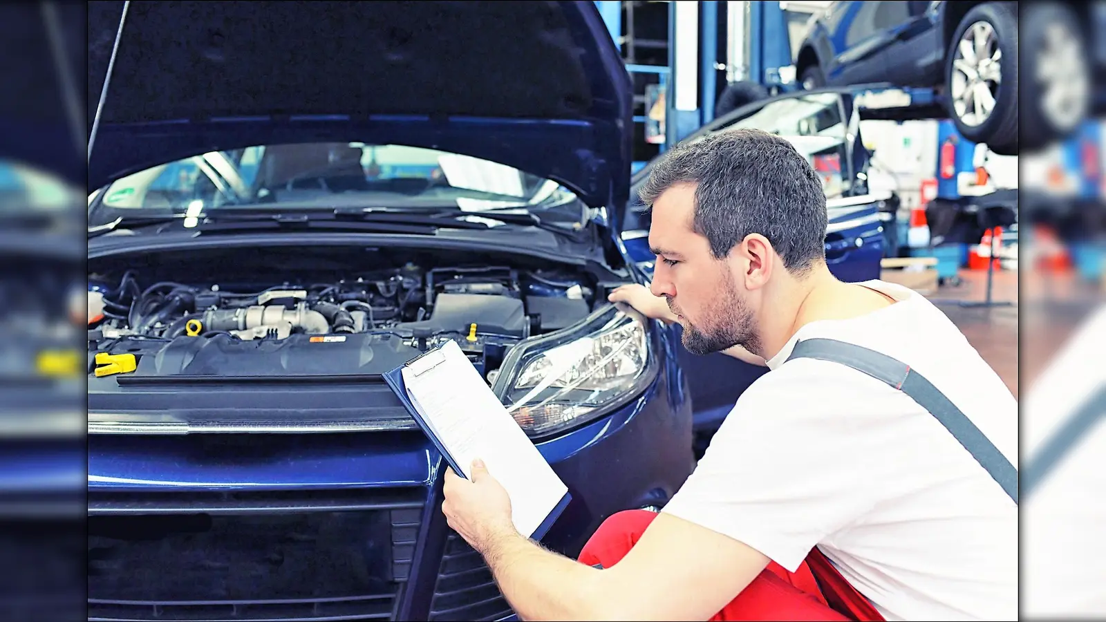 Auch bei der Autoreparatur setzt sich der Nachhaltigkeitsgedanke durch: Zeitnahe Mängelbeseitigung und weniger Materialverschleiß sind hier genauso wichtig wie Spot-Repair und wiederaufbereitete Ersatzteile. (txn) (Foto: industryview/123rf/Itzehoer)
