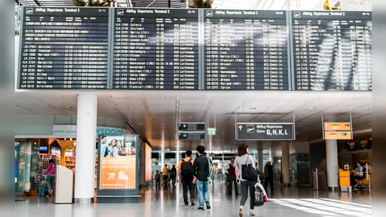 Passagieren wird geraten zu Pfingsten Zeitpuffer einzuplanen. (Foto: FMG/L. Sammetinger)