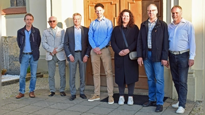 Die neue Vorstandschaft rund um den neuen Vorsitzenden Daniel Gottal (Mi.). (Foto: Kolping)