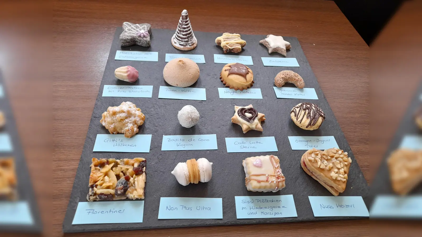 Wahre Plätzchen-Kunstwerke wurden der Jury zur Beurteilung eingereicht. (Foto: Café am Münster)