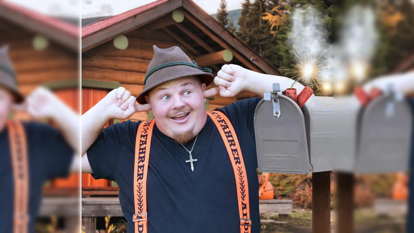 Mit seinen „Lausbuam Gschicht'n” sorgt der „Addfahrer” für einige Lacher. (Foto: T. Willibald)