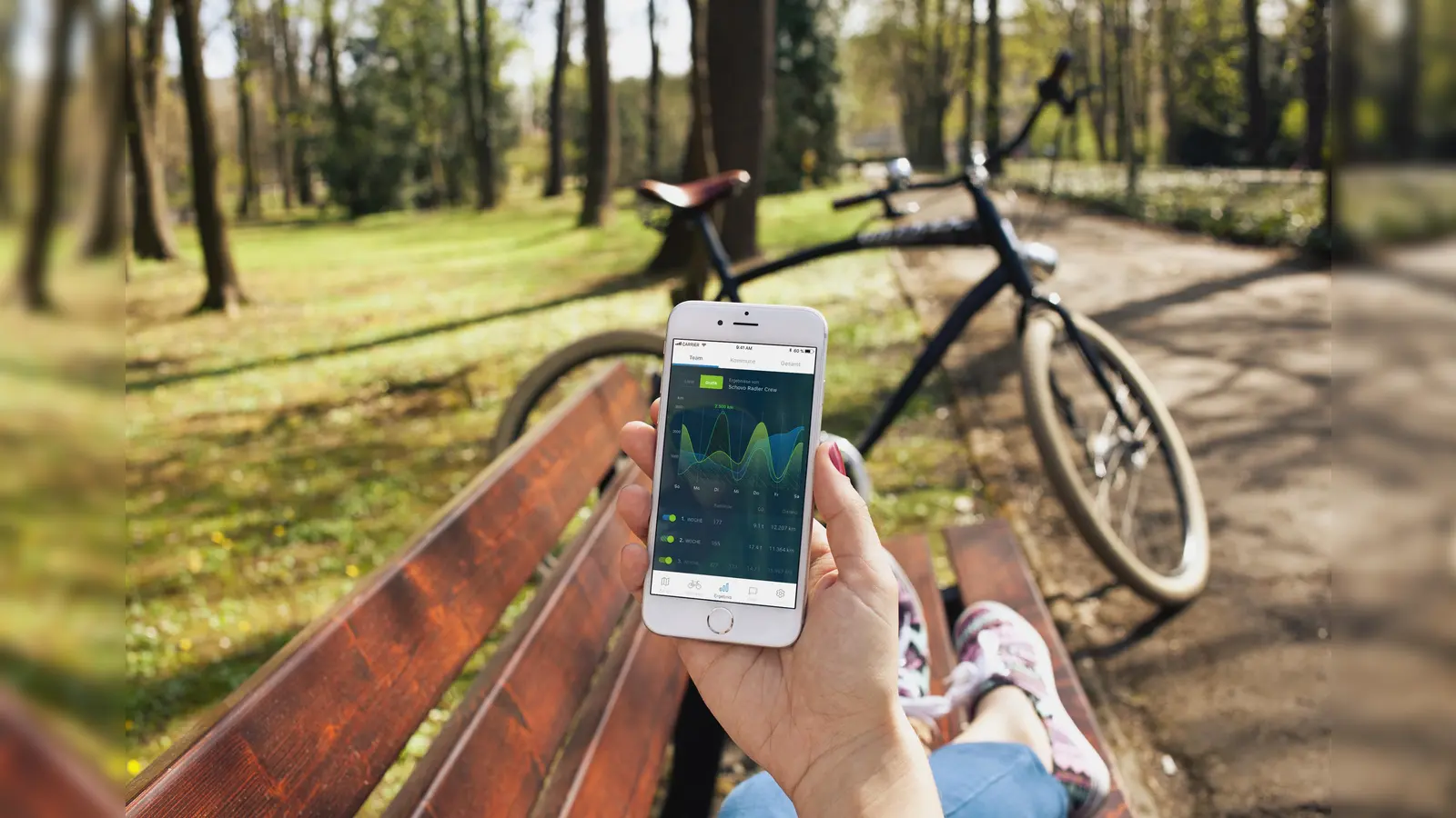 Jeder Fahrradkilometer zählte! Das Eintragen der geradelten Kilometer erfolgte wahlweise im Internet, auf Formularen per Hand oder per App. Gewonnen hatte damit immer die Natur. (Foto: Scholz & Volkmer)