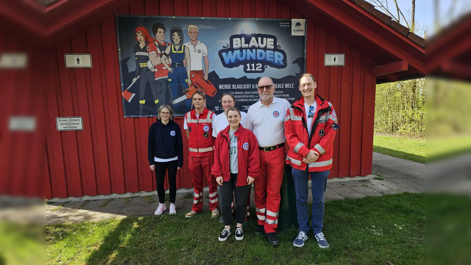 Die Teilnehmer der Lehrscheinverlängerung für Ausbilder im Rettungsschwimmen. (Foto: Wasserwacht Moosburg)