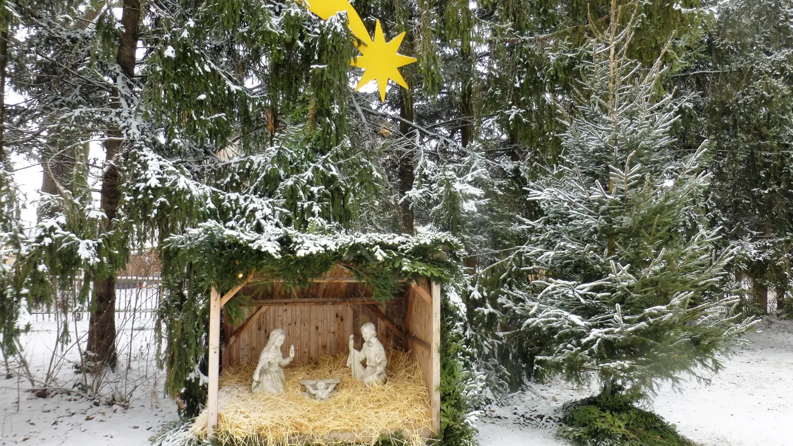 Die Katholiken aus Gelting und Finsing feiern die Christmette auch heuer unter freiem Himmel. (Foto: Georg Rittler)
