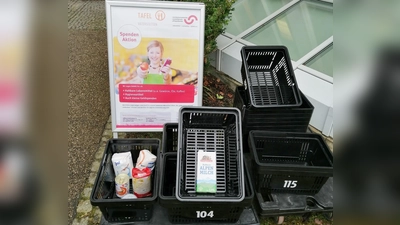 Die Sammelstation befindet sich vor der Geschäftsstelle der Nachbarschaftshilfe in Baldham. (Foto: © Nachbarschaftshilfe)