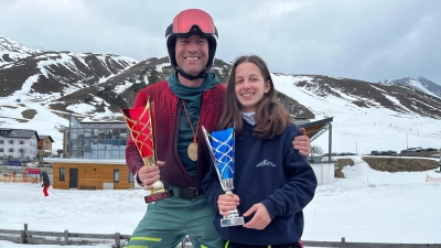 Die neuen Vereinsmeister: Martin Walter und Alexandra Fimpel<br> (Foto: SC Erding)