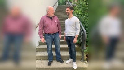 Sie haben den „Kurbi” ins Leben gerufen: G. Herrmann (Text) und V. Cojocaru (Musik) (Foto: 3klang gGmbH)