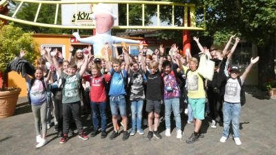 Die Jugendlichen hatten viel Spaß beim gemeinsamen Ausflug. (Foto: KJR)