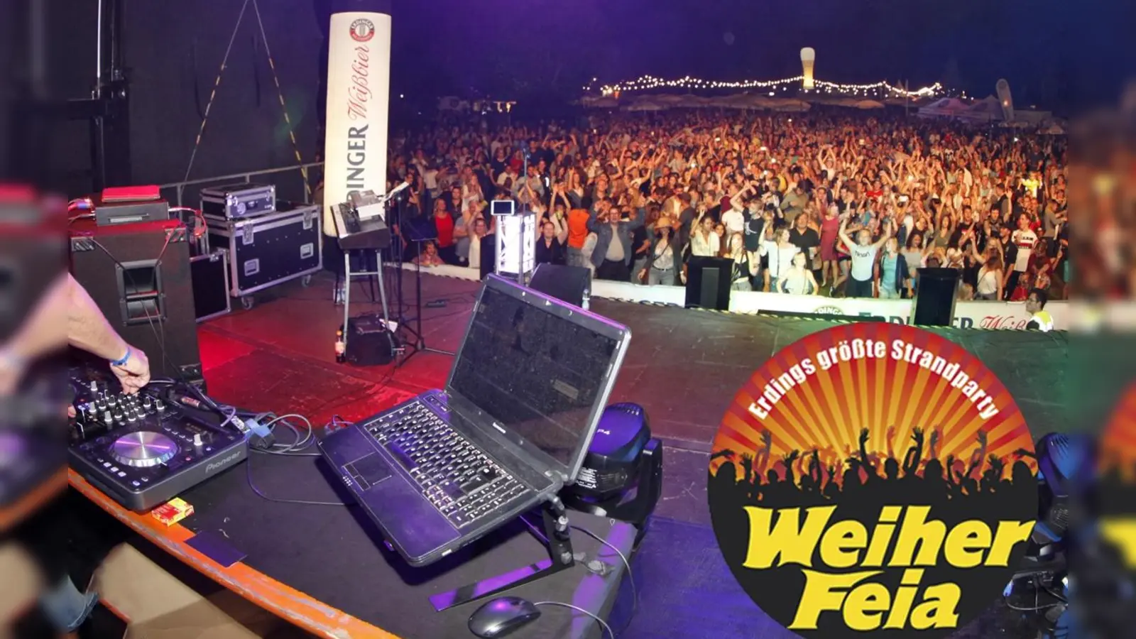 Es kann wieder losgehen: Die Weiher Feia in Erding. (Foto: Thorsten Neidlein)