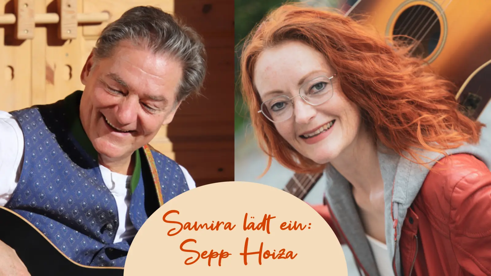 Der erste Gast in Samiras neuem Programm ist Sepp Hoiza. (Foto: Binder)