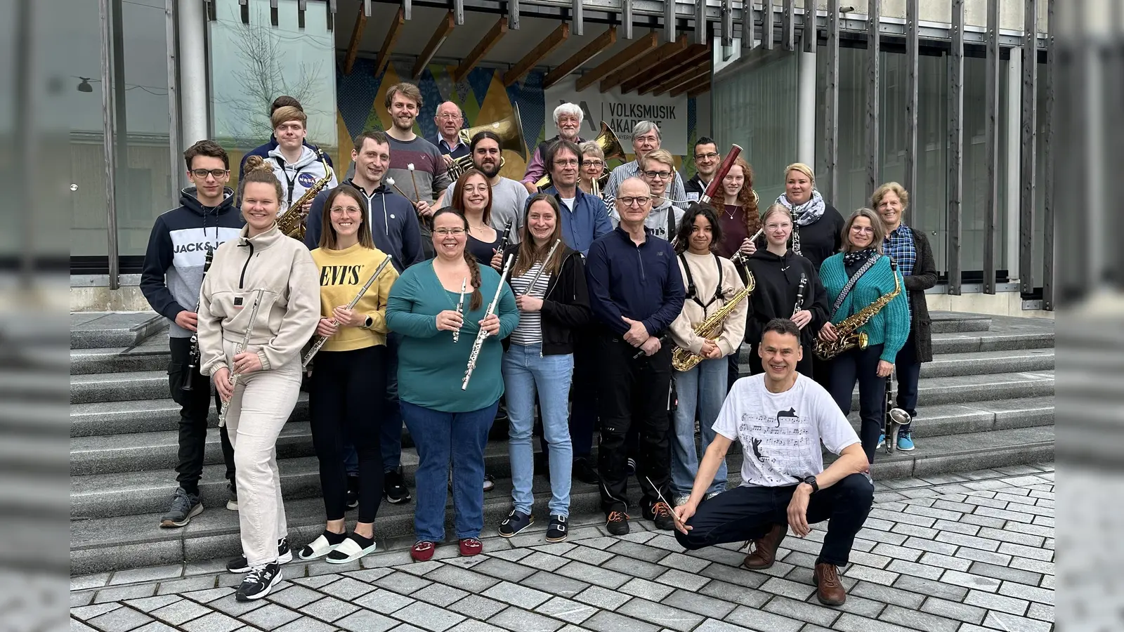Beim Probenwochenende in der Volksmusikakademie Freyung-Grafenau hat sich das Blasorchester bestens vorbereitet. (Foto: Lex)