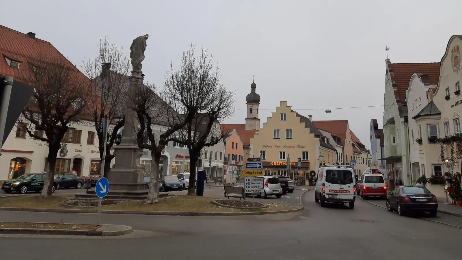 Die Innenstadt von Grafing: Stadtmarketing war in den vergangenen Monaten von großer Bedeutung. (Foto: sd)