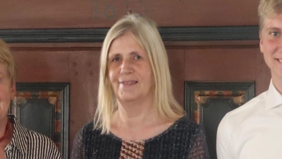 SPD-Kreisvorsitzender Martin Kern, Jutta Harrer, Trägerin der Willy-Brandt-Medaille, Ulla Dieckmann und Benedikt Klingbeil (stv. Kreisvorsitzender), v. li. (Foto: SPD)