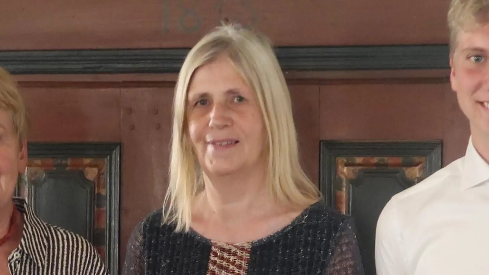 SPD-Kreisvorsitzender Martin Kern, Jutta Harrer, Trägerin der Willy-Brandt-Medaille, Ulla Dieckmann und Benedikt Klingbeil (stv. Kreisvorsitzender), v. li. (Foto: SPD)