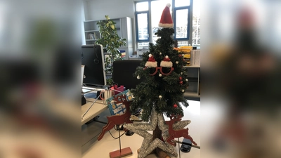 Normalerweise finden Sie hier ein Bild vom weihnachtlich gestimmten Redaktionsteam - Mit Homeoffice und Abstandsregelungen haben wir uns aber in diesem Jahr für unseren Redaktionsbaum als Stellvertreter für uns alle entschieden! (Foto: hw)