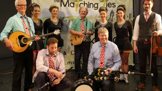 Das Matching Ties-Quintett tritt gemeinsam mit den O'Brannlaig Rinceoir Irish Dancers beim Kulturfest auf.  (Foto: Kulturreferat Eching)
