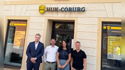 Das neue Team. Jannis Koch, Manuel Kalkan, Petra Pribylla und Frederik Carl.(v.l) (Foto: HUK)