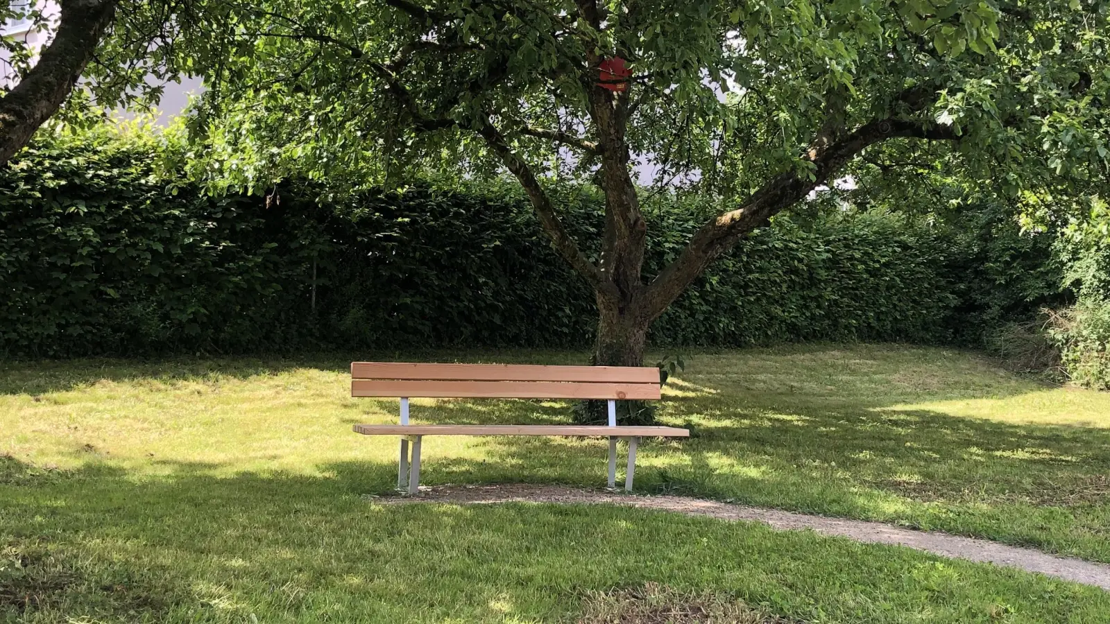 Ein ruhiges Plätzchen lädt zum Innehalten ein.  (Foto: Stadt Freising)