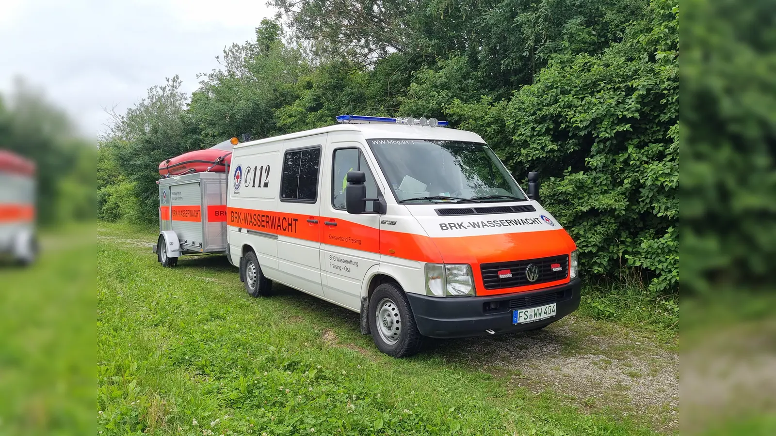 Mit dem Einsatzzug der SEG ist die Wasserwacht immer schnell vor Ort. (Foto: Wasserwacht Moosburg)