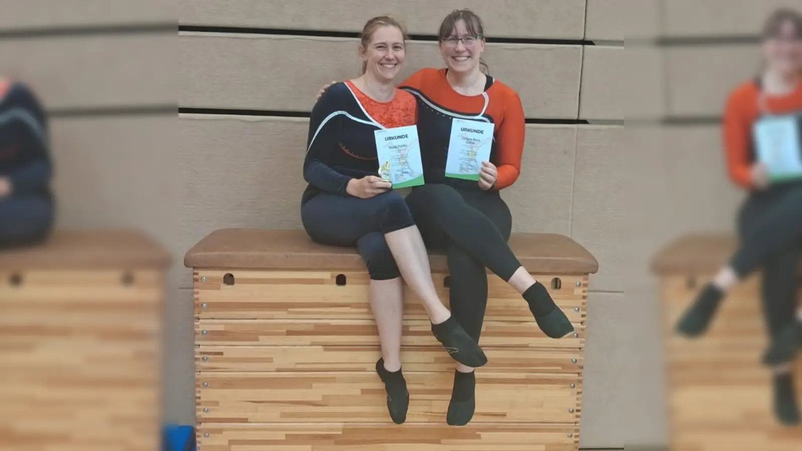 Corinna Zoltner und Nicole Polifka konnten mit ihren Leistungen mehr als zufrieden sein. (Foto: TSV Neufahrn)