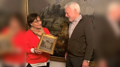 Das geschenkte Bild wurde nach einer Fotografie gemalt - äußerst ungewöhnlich für F. X. Stahl . (Foto: Stadt Erding)