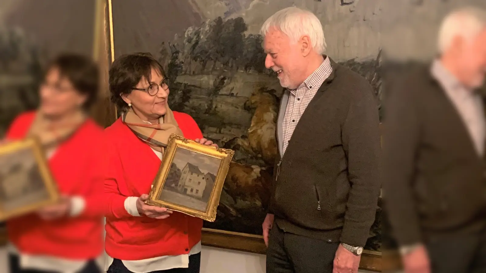 Das geschenkte Bild wurde nach einer Fotografie gemalt - äußerst ungewöhnlich für F. X. Stahl . (Foto: Stadt Erding)