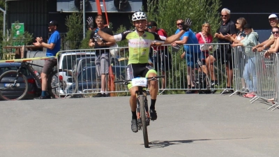 Platz 2 belegte Jordan Haarpaintner beim Bergmarathon. (Foto: Sportpark Au)
