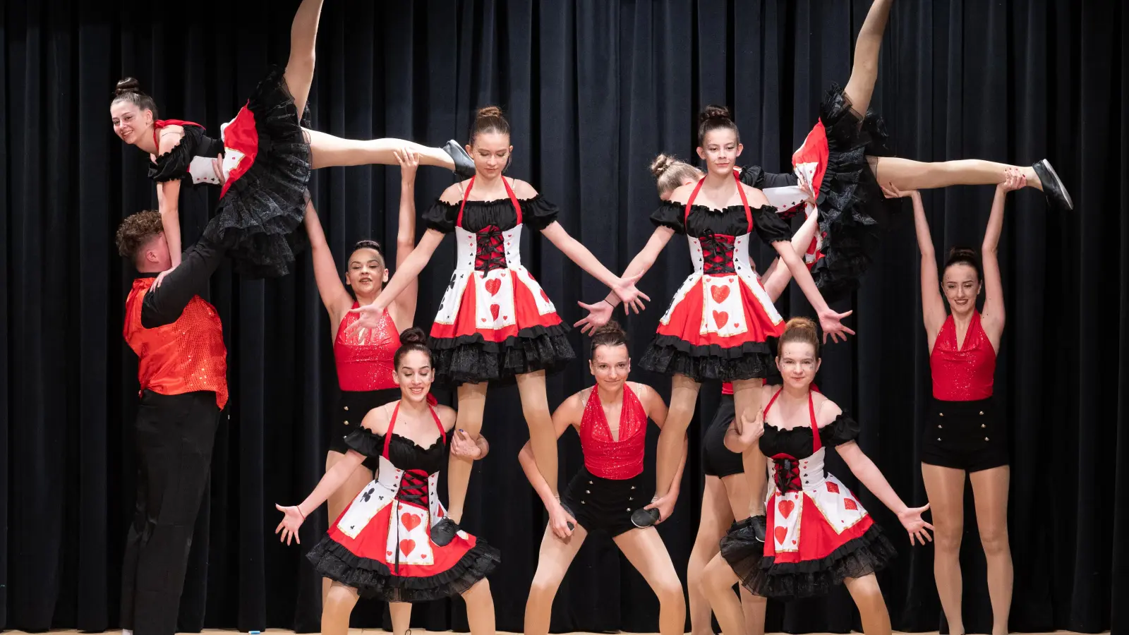 Eine von insgesamt sieben auftretenden Gruppen war „Cool Dance4You”. (Foto: TSV Taufkirchen (Vils))