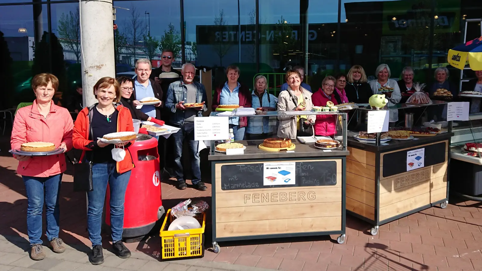 Beim Kuchenverkauf kamen weit über 1.000 Euro zusammen. (Foto: TSV)
