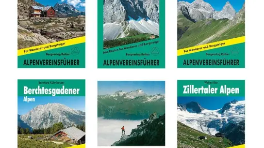 Die wohl berühmtesten Nachschlagewerke der Ostalpen stehen nun auf alpenverein.de kostenfrei zum Download zur Verfügung.  (Foto: Rother Bergverlag)