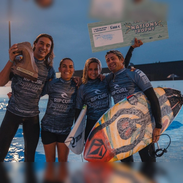 Team Spanien holt sich den Titel bei der ersten Rip Curl Nations Trophy und schreibt damit ein neues Kapitel im europäischen Surfen. (Foto: O2 Surftown)