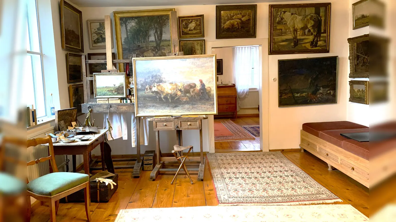 Das Museum Franz Xaver Stahl ist das ehemalige Atelier- und Wohnhaus des Tiermalers. (Foto: Heike Kronseder)