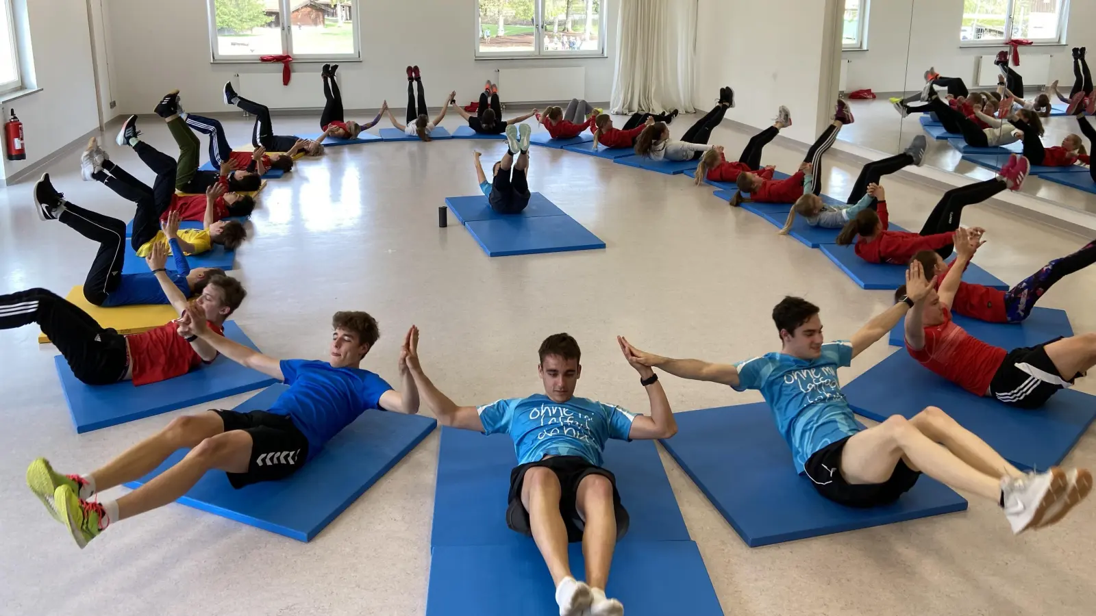 Die TriKids absolvierten ein umfangreiches Programm im Trainingslager. (Foto: Trisport Erding)