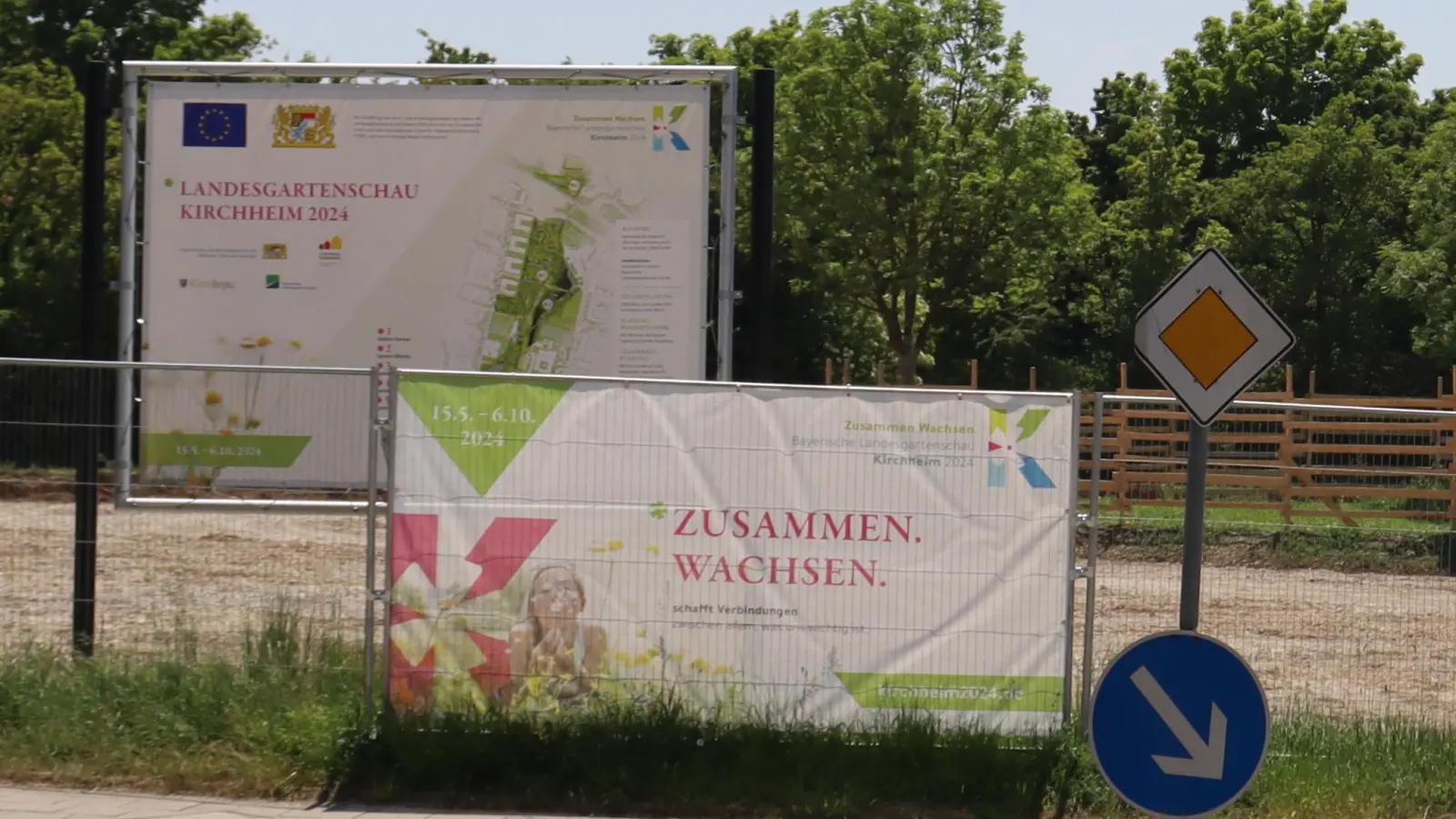 „Zusammen wachsen” lautet das Motto der Bayerischen Landesgartenschau 2024 in Kirchheim. Auch Ehrenamtliche können daran mitwirken. (Foto: bas)