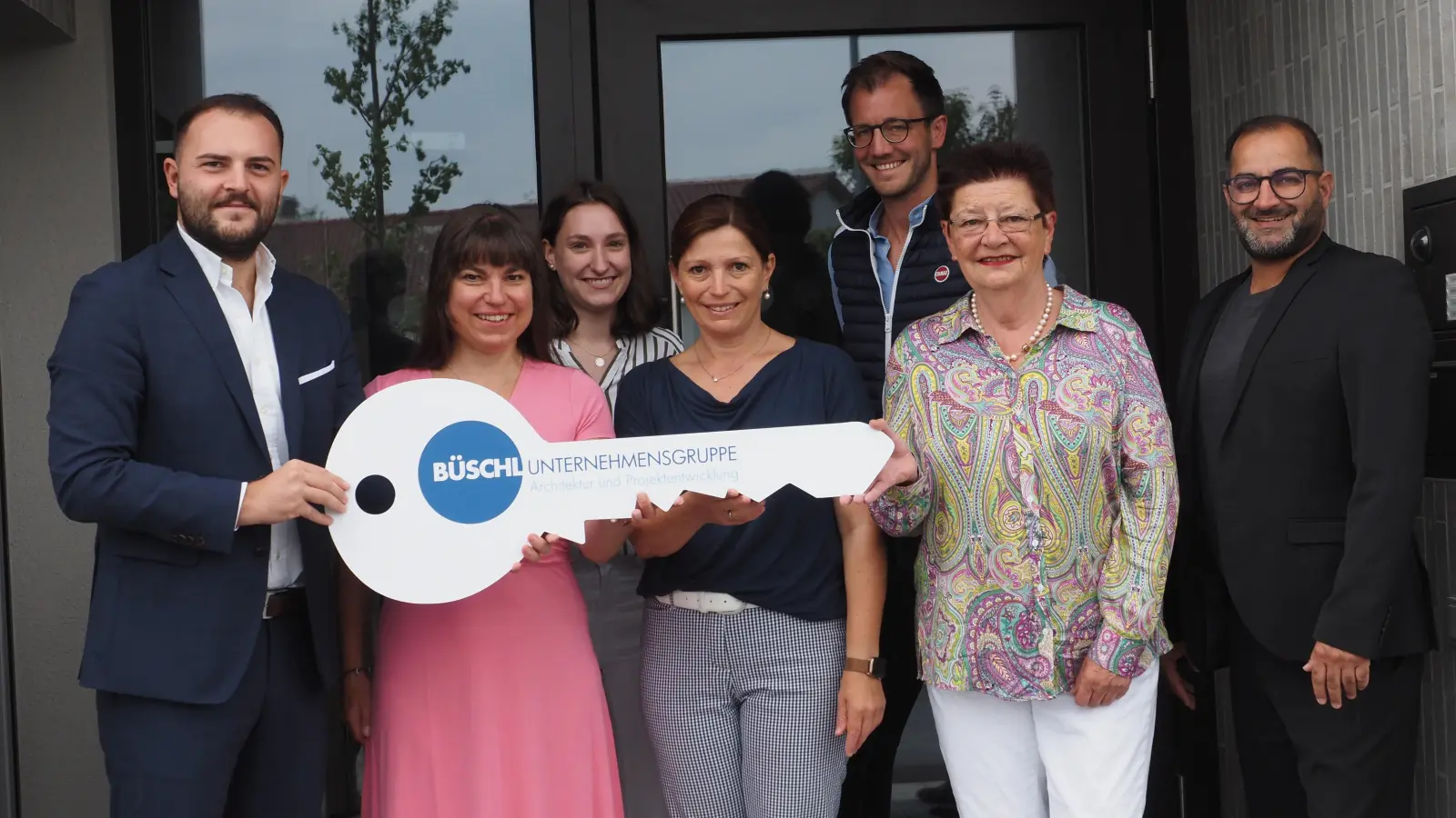 Schlüsselübergabe für die neue Kindertagesstätte (Foto: Radke)