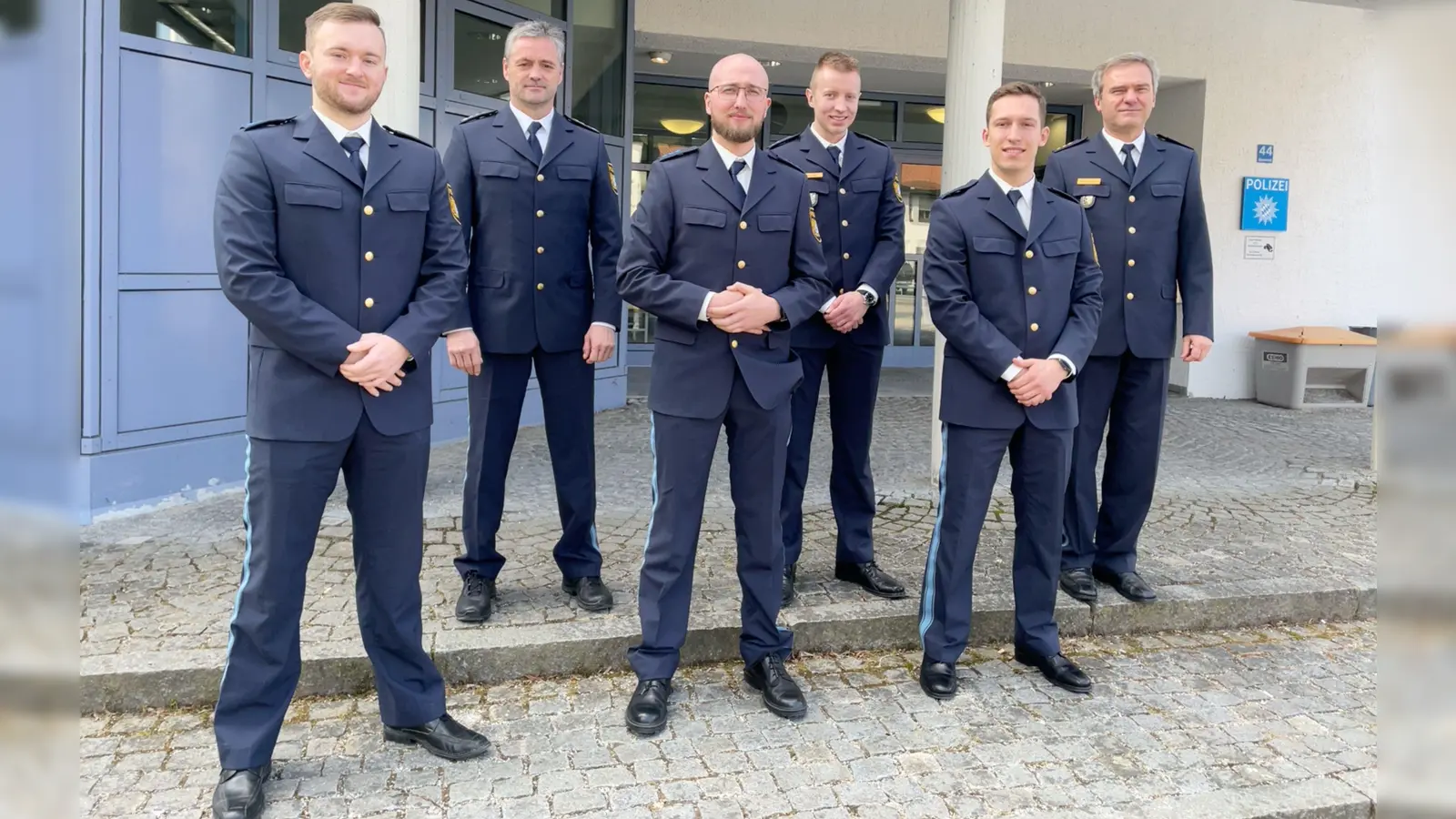 Die Beamten der PI Erding. (Foto: PI Erding)