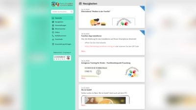 Schnell und einfach aufs Smartphone: Die Familienapp. (Foto: chö)