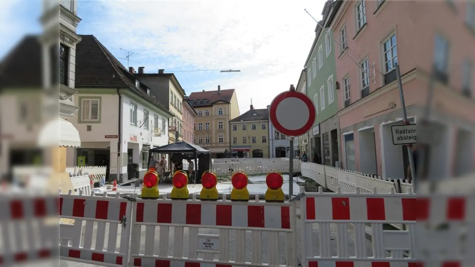 Baustelle adieu heißt es nun in Freising. (Foto: mac)