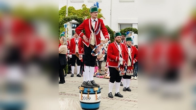 Die Schäffler werden gleich zweimmal in Markt Schwaben auftreten.  (Foto: hw)