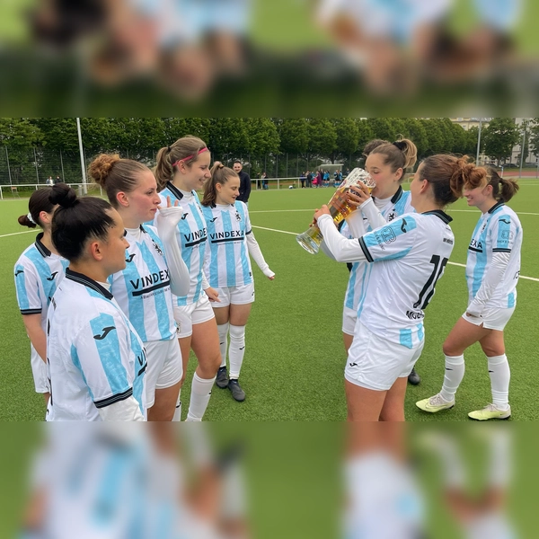 Meisterlich: Frauen des TSV 1860 München. (Foto: Alfons Seeler)