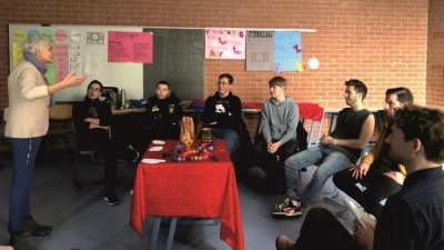 Märchenerzählerine Ulrike Ott live zu erleben war ein besonderes Erlebnis. (Foto: Fachakademie)