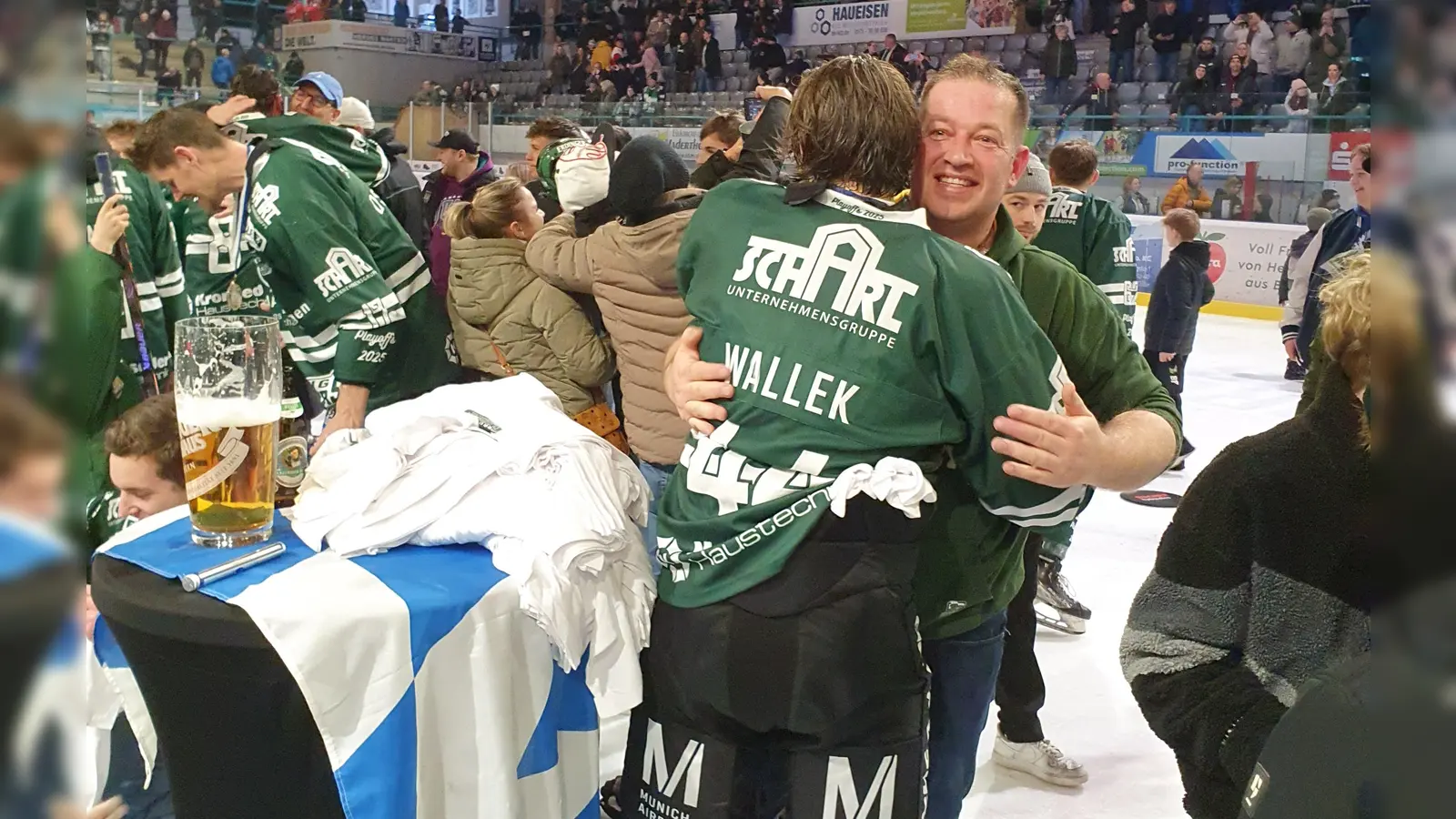 Die Stimmung nach dem Sieg war großartig. (Foto: jhö)