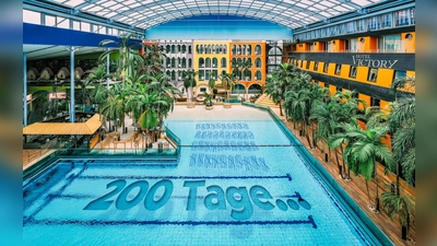 Geschlossen und kein Ende in Sicht: Die Therme zieht eine Bilanz. (Foto: Ariel Spallek)