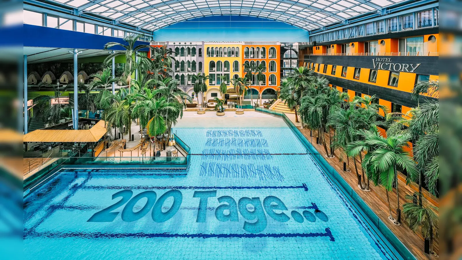 Geschlossen und kein Ende in Sicht: Die Therme zieht eine Bilanz. (Foto: Ariel Spallek)