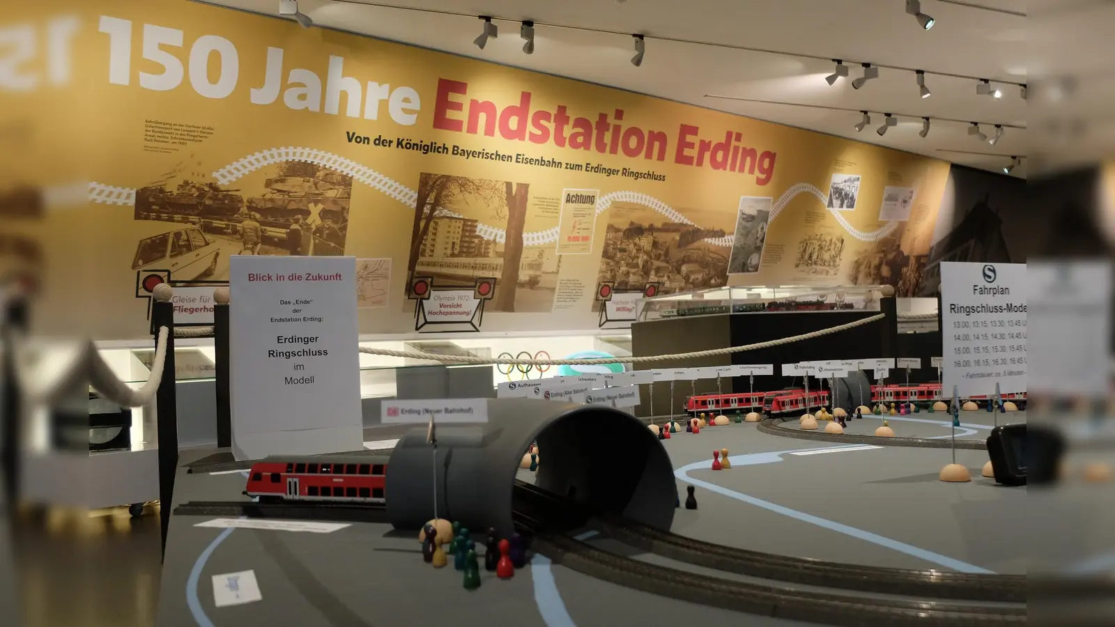 Für Eisenbahnfans ein Muss, die Ausstellung im Museum Erding, die am Mittwochabend eine Führung anbietet.  (Foto: LRA Erding)
