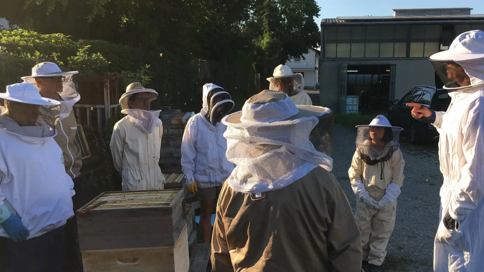 Der Umgang mit Bienen erfordert Wissen und Erfahrung. Letztere kann man nur in der Praxis erwerben. (Foto: BIenenfreunde Erding e.V.)