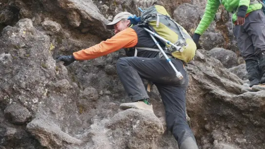 Michael Lämmle bewältigte den Kilimandscharo trotz seines Handicaps. (Foto: Scheyer)